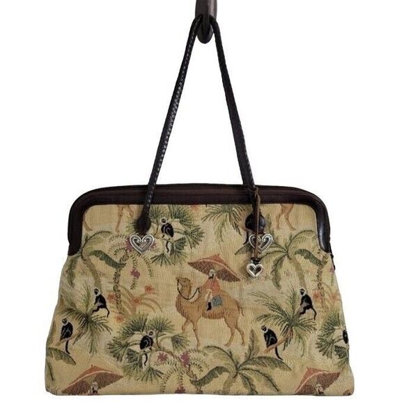 Brighton Tapestry‎ Tote Bag - Size 20" x 13"  x 6" - Picture 1 of 6